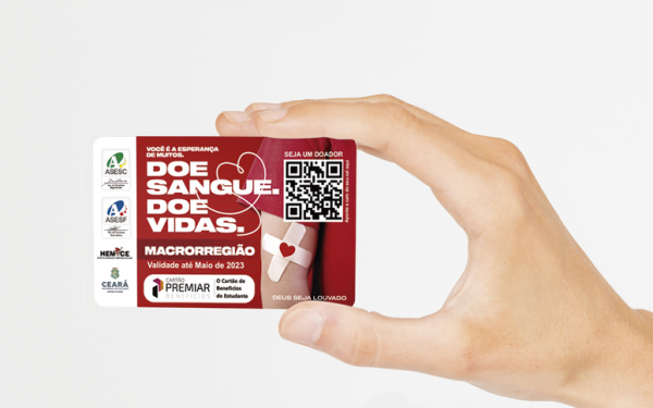 Doação de sangue é tema de carteirinha de estudante; Hemoce e ...