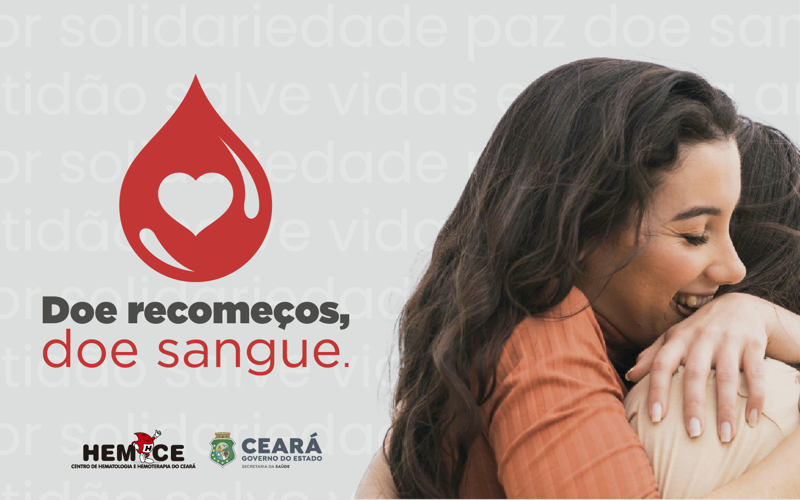 Estoque para a Semana Santa: nova campanha do Hemoce incentiva a doação de sangue