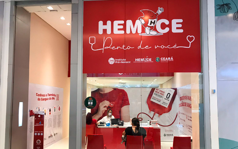 Hemoce abre posto de coleta no Shopping Parangaba nesta segunda-feira (27)