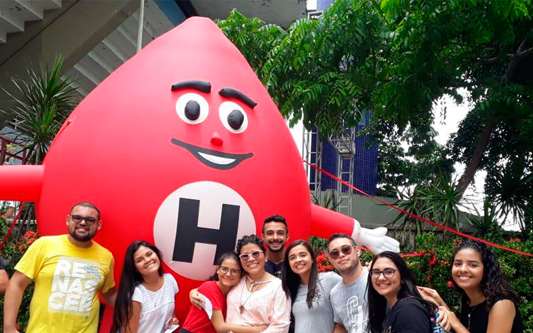 Hemoce recebe doadores de sangue no Renascer