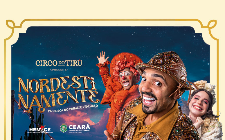 Hemoce recebe apresentação do Circo do Tirú nesta quinta-feira (22)