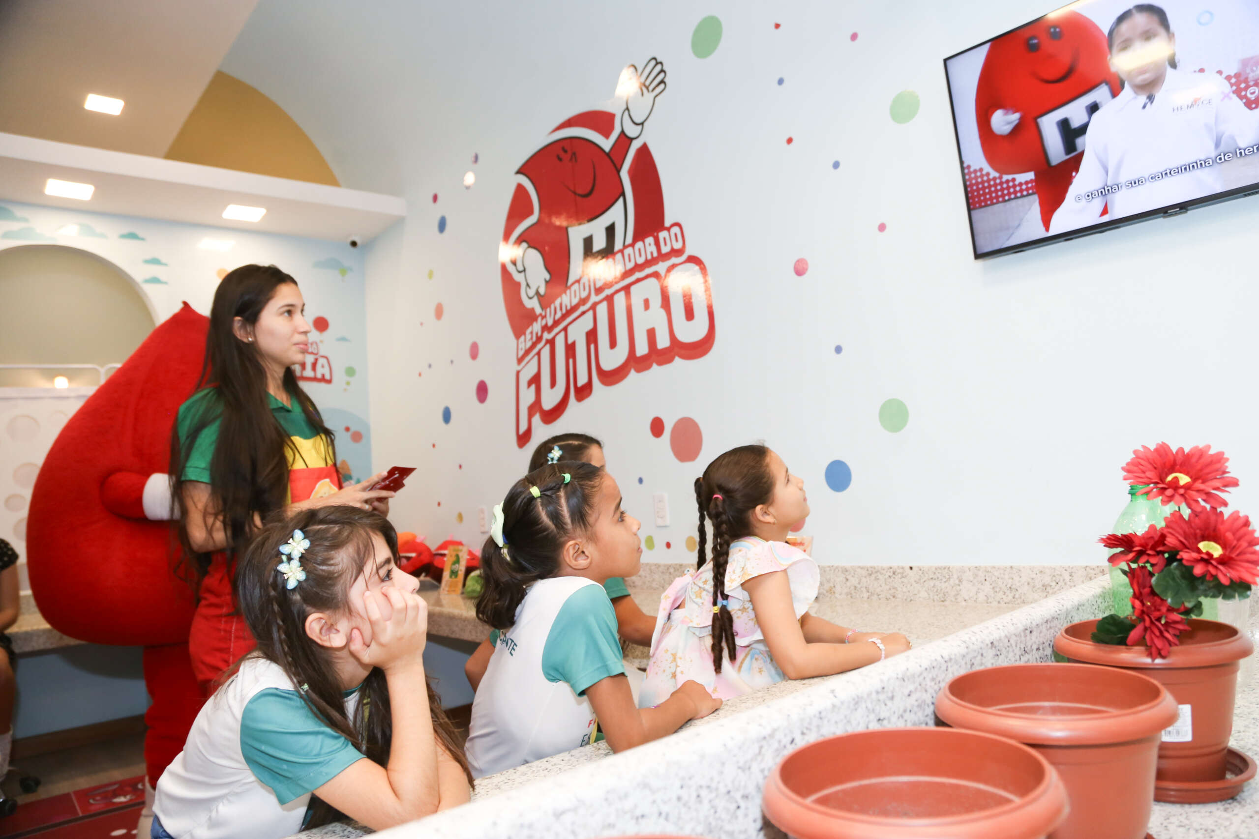 Hemoce inaugura espaço lúdico sobre doação de sangue na Cidade Mais Infância