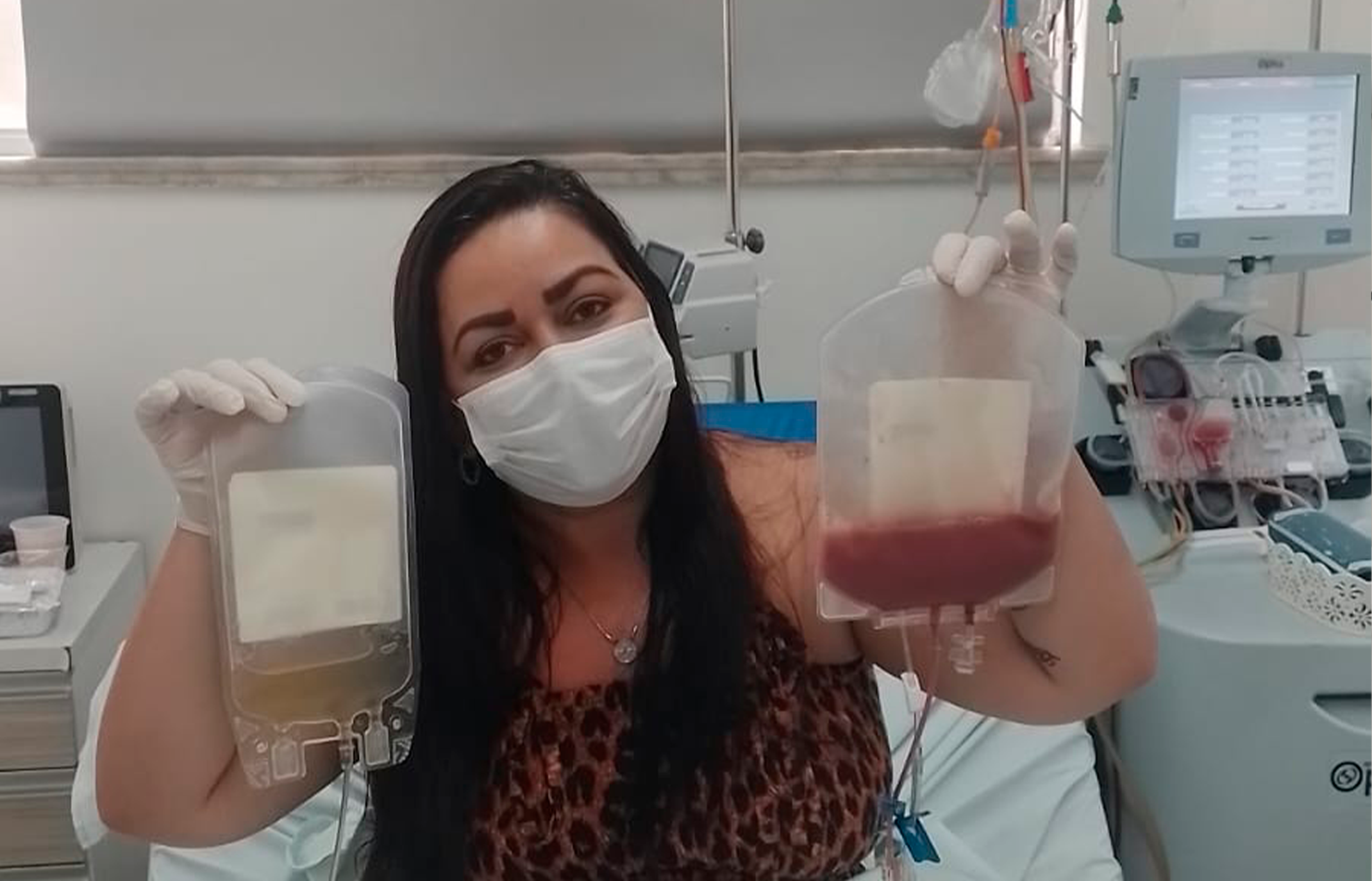 Amor que cura: mãe doa medula óssea para filha no Hemoce