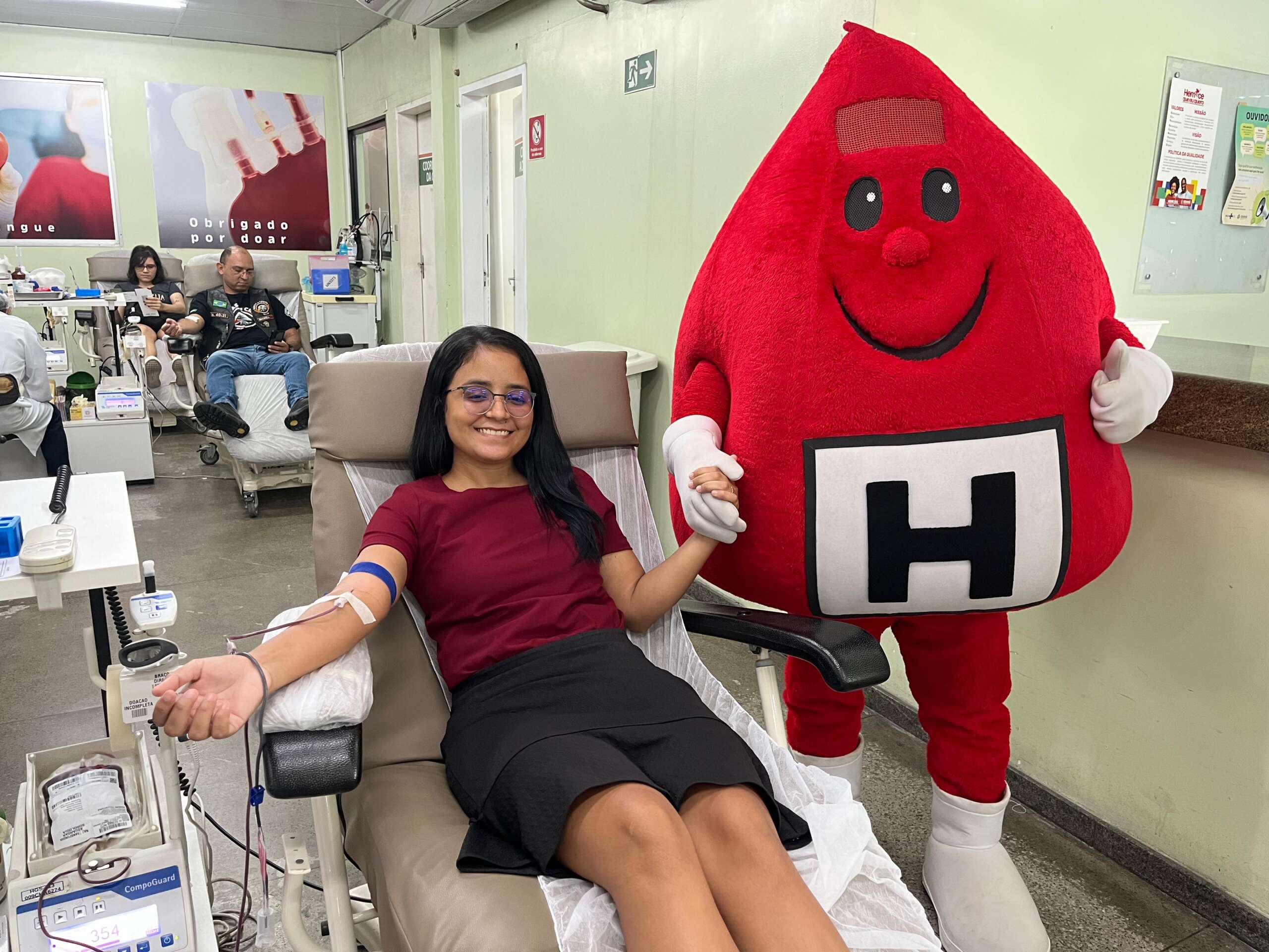 Hemoce celebra Dia Mundial do Doador de Sangue nesta segunda-feira (15)
